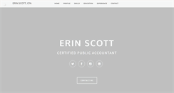 Desktop Screenshot of erinscottcpa.com