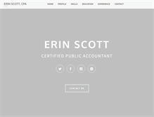 Tablet Screenshot of erinscottcpa.com